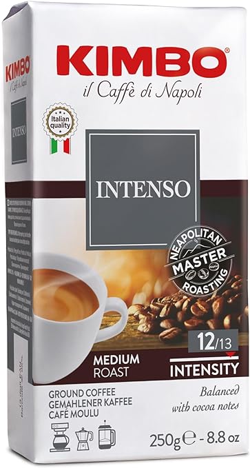 Kimbo Espresso Intenso Ground Coffee (250g)