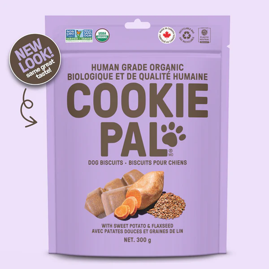 COOKIE PAL DOG BISCUITS SWEET POTATO & FLAX SEED
