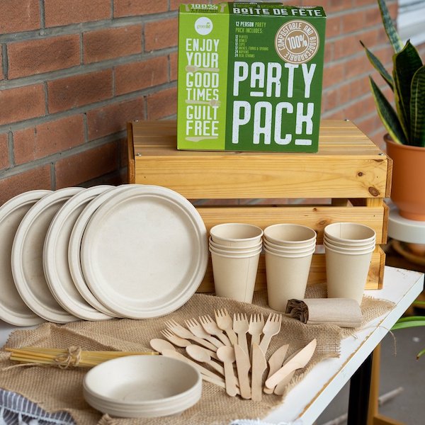 COMPOSTABLE PARTY PACK
