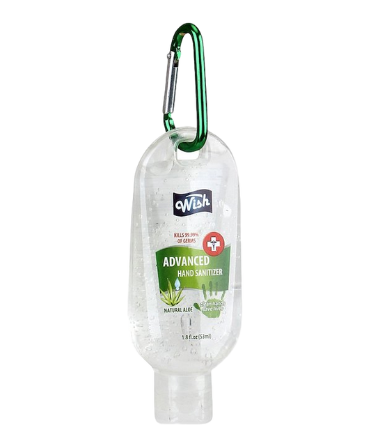 HAND SANITIZER ALOE with CARABINER